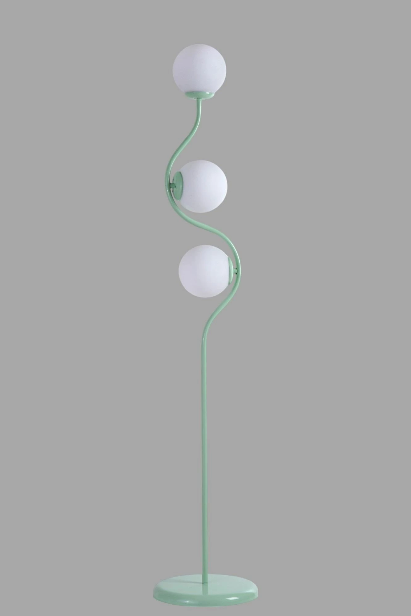 Llambë dyshemeje Opviq, 8944-5, ngjyrë e bardhë dhe mint