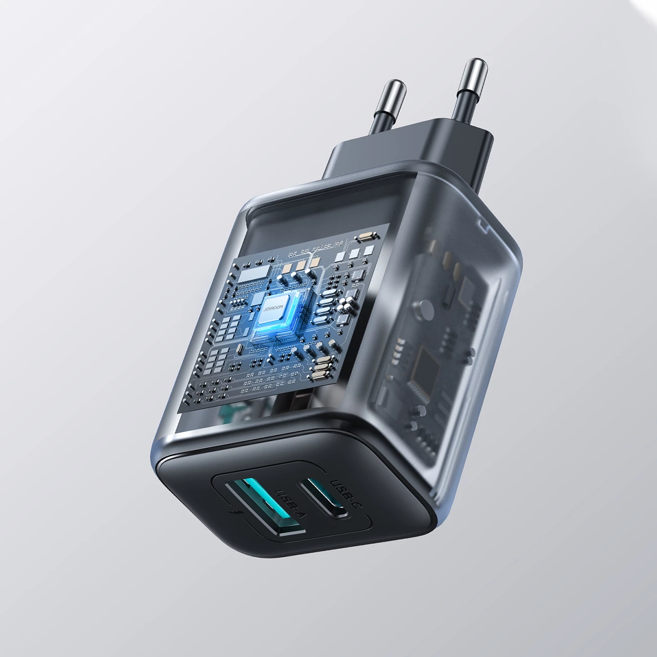 Karikues muri Joyroom JR-TCF13 25W USB-C/USB-A SFC/PPS/PD, i zi