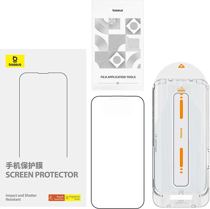 Xham i temperuar Baseus Crystalline Anti-Glare për iPhone 15 Plus, Transparent