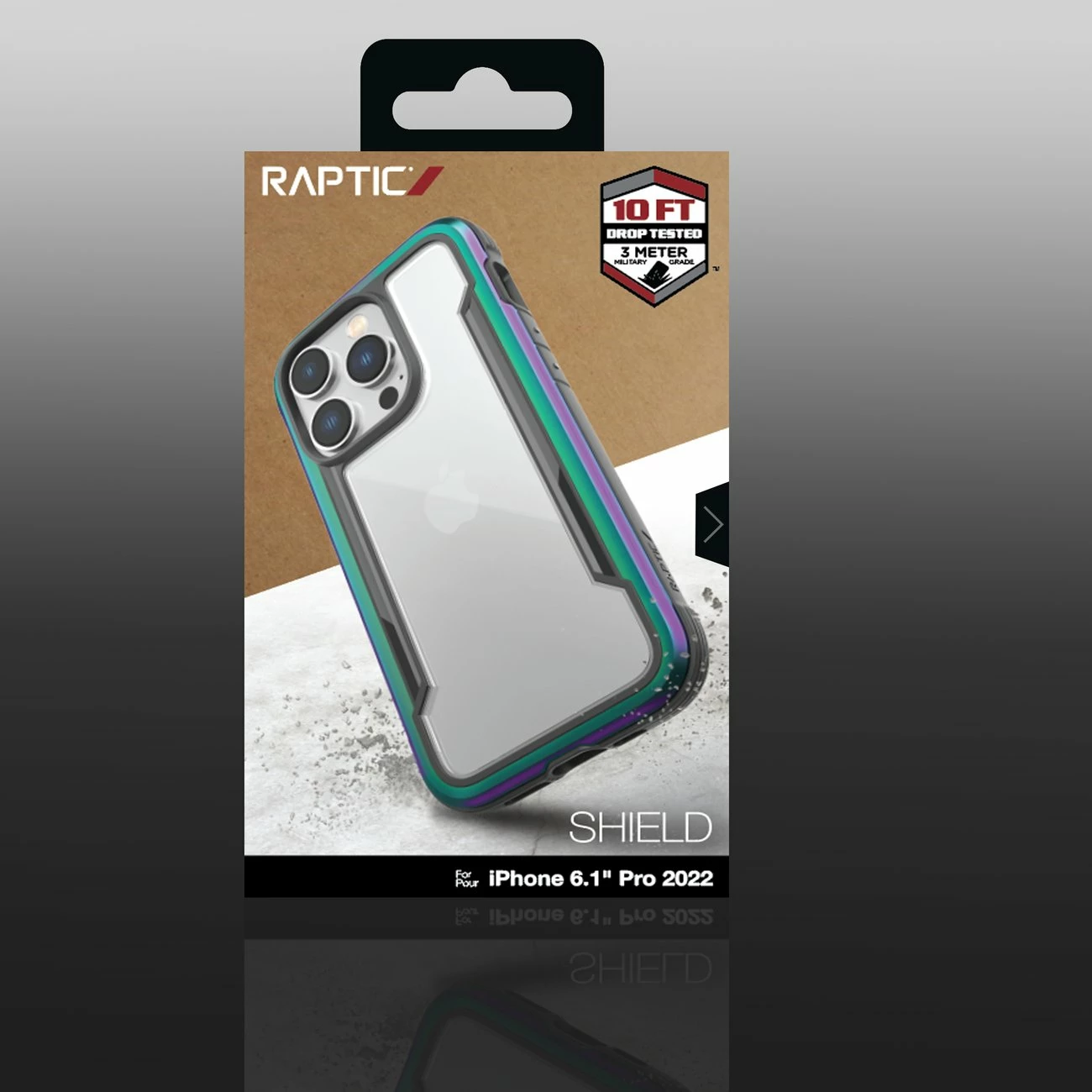 Mbështjellës Raptic X-Doria Shield për iPhone 14 Pro, MagSafe, Iridescent