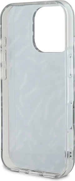 Mbështjellës Karl Lagerfeld Zebra me kordë për iPhone 16 Pro Max, Violet