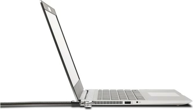 Kensington kabllo sigurie për laptop, Kombinim, 1.8m, NanoSaver, zi, metalik