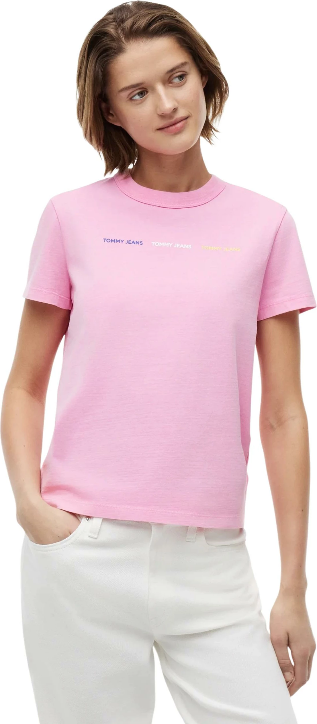 Maicë për femra Tommy Hilfiger Jeans DW0DW22905, rozë
