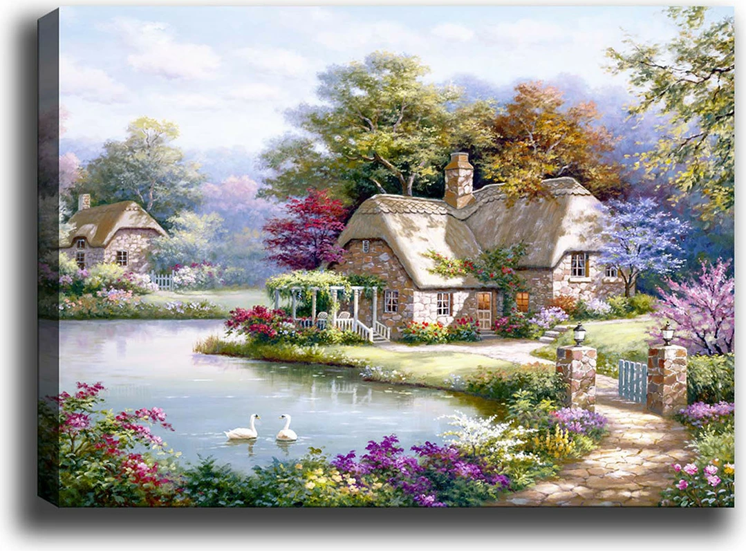 Pikturë dekorative në kanavacë Wallity, kanavacë tablo, 70x100cm - 111