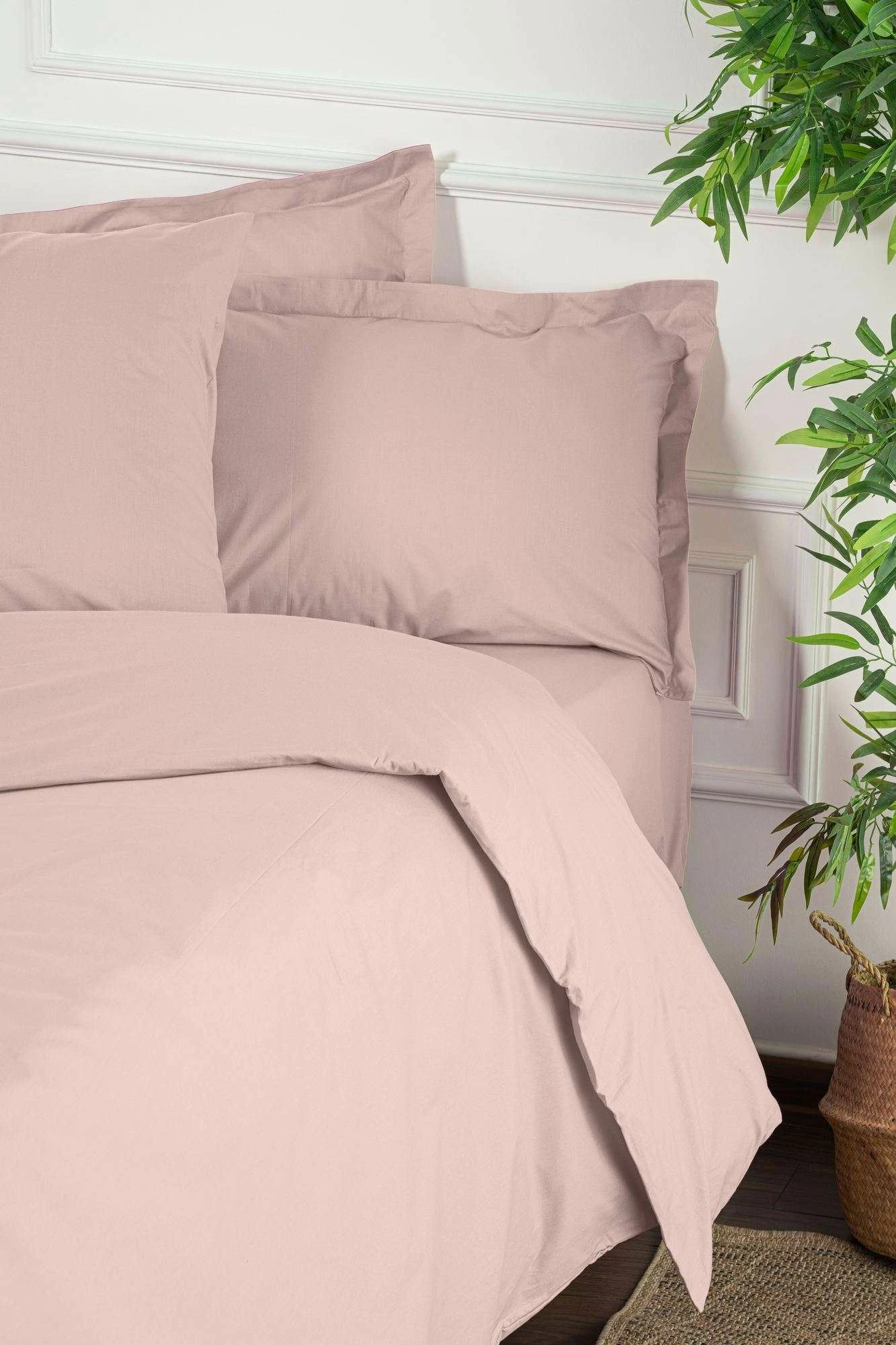 Set mbulesë për jorgan Super King, ngjyrë rozë e zbehtë, L'Essentiel Linge de Maison