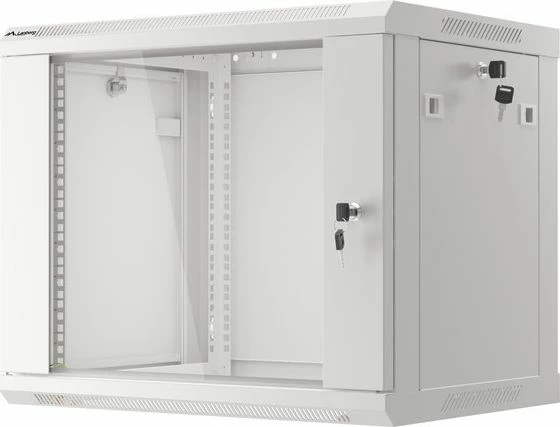 Kabinet rack muror Lanberg WF01-6409-10S 19" 9U 600x450x512.35mm, gri