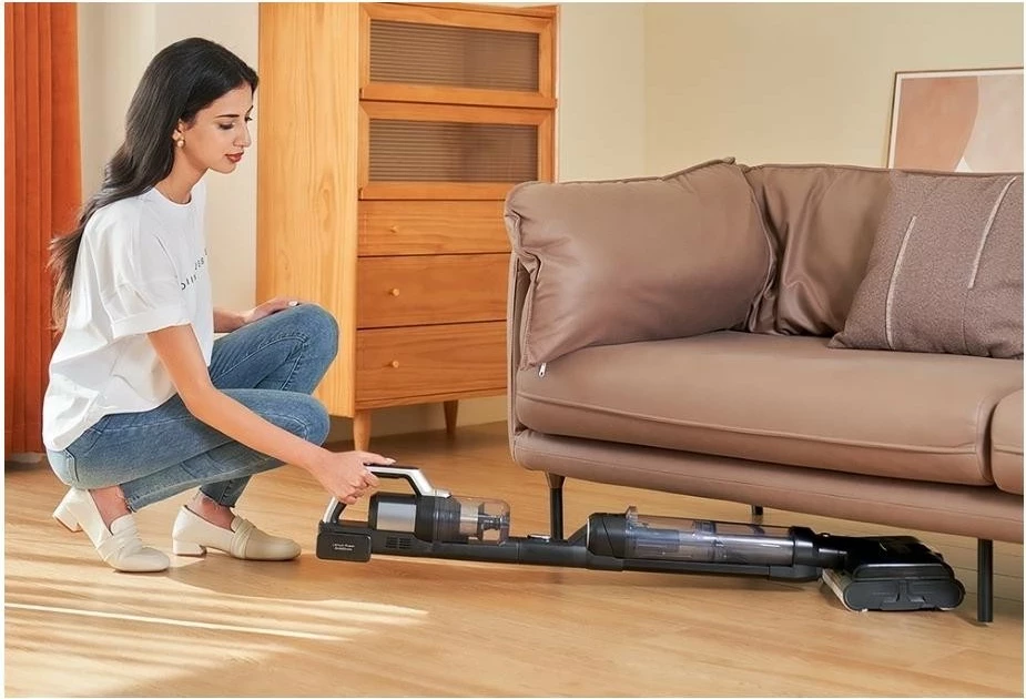 Fshesë elektrike JIMMY PW11 Pro 4w1, 4600 mAh, argjendtë-zi