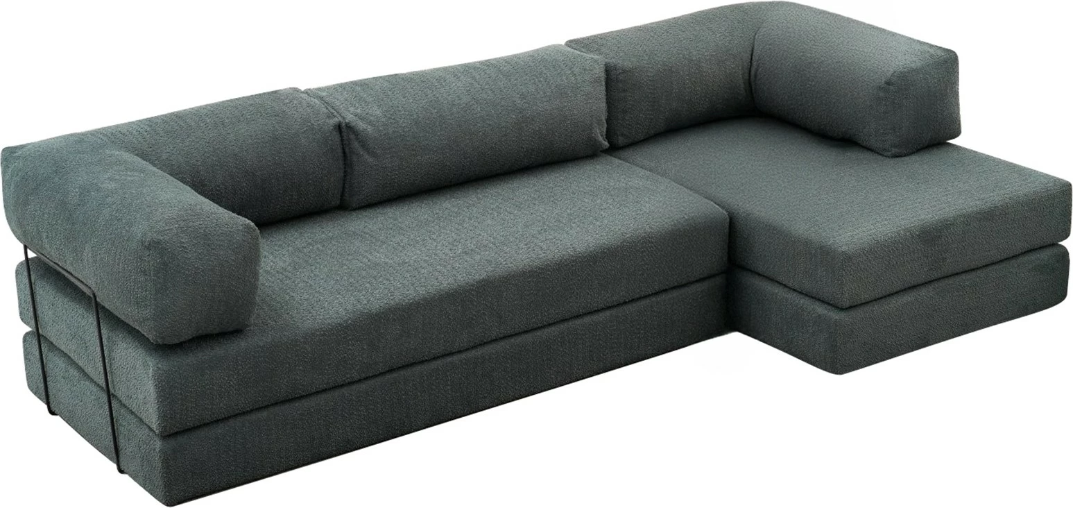 Këndare Comfort, stof 100% chenille, ngjyrë e gjelbër