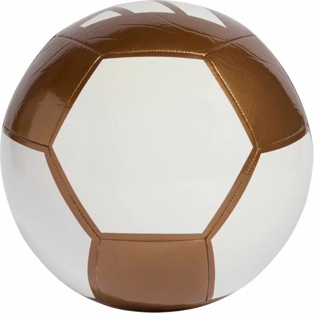 Top futbolli adidas për meshkuj, i bardhë dhe i artë [Madhësia: 3]