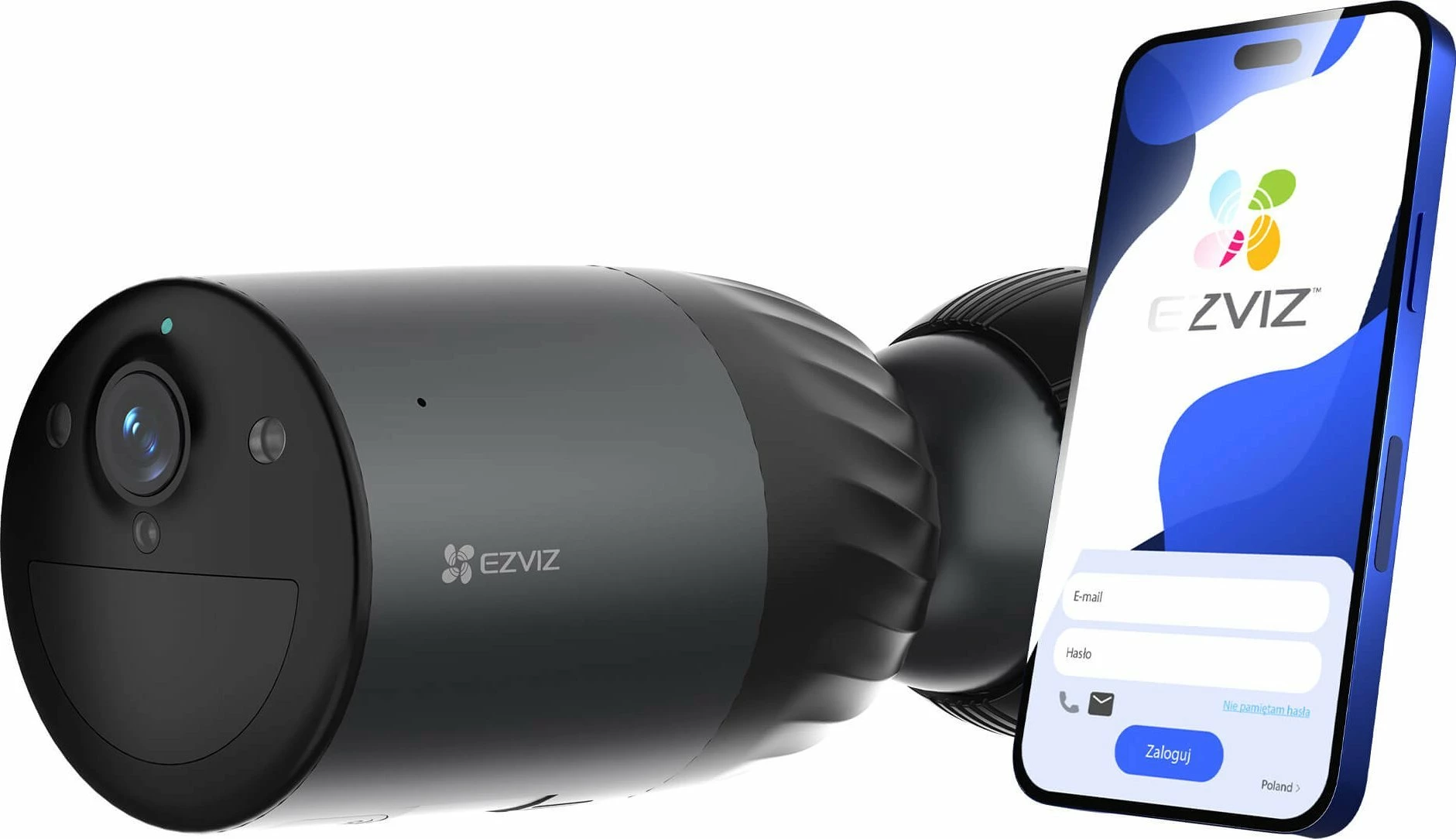 Kamerë IP EZVIZ eLife BC1C 4K Pro 8MP Wi‑Fi 6, bateri 10400mAh, IP65, e zezë, set me bazë magnetike