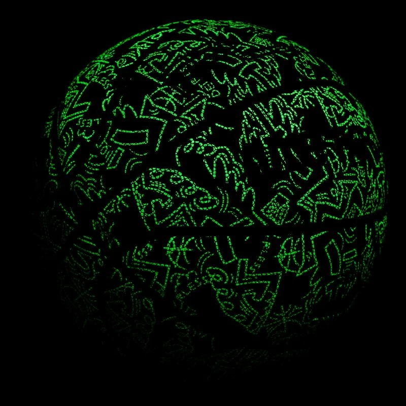 Top basketbolli Meteor Fluo për të gjithë, jeshil