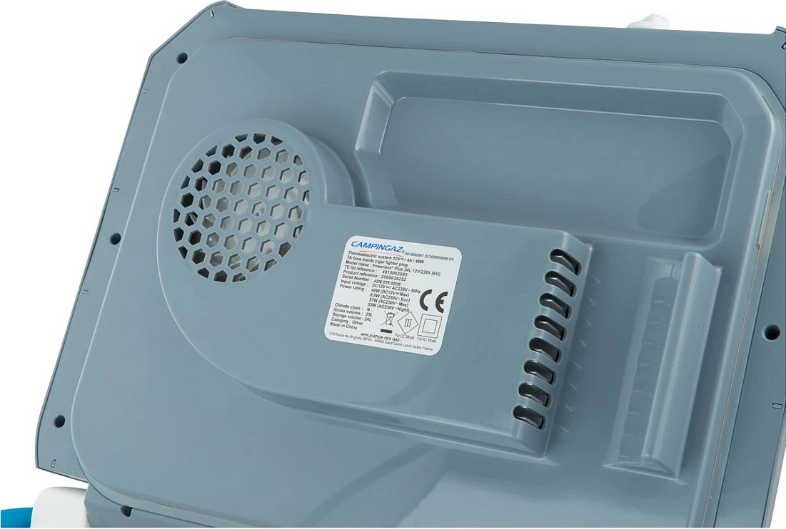 Kuti ftohëse elektrike Campingaz Powerbox Plus, 24 L, 12V/230V, e kaltër