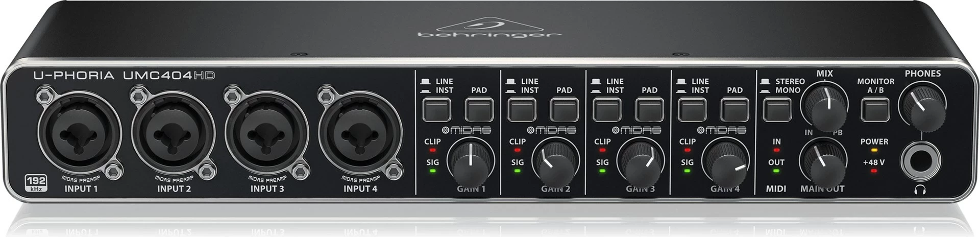 Interfejs audio Behringer UMC404HD, i zi