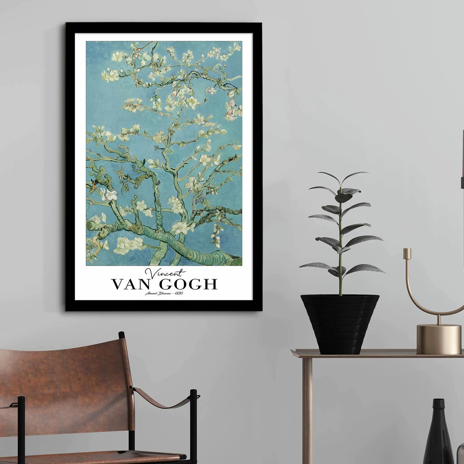 Pikturë dekorative me kornizë, Van Gogh, shumëngjyrëshe, 42x62cm, 4262SYHGOGH-001