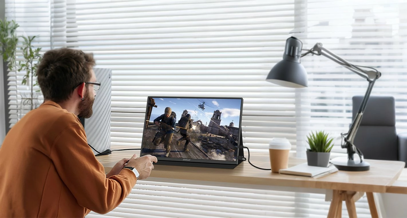 Monitor portativ Zeuslap P25K 16\" IPS 2.5K 2560x1600 60Hz, i zi, set