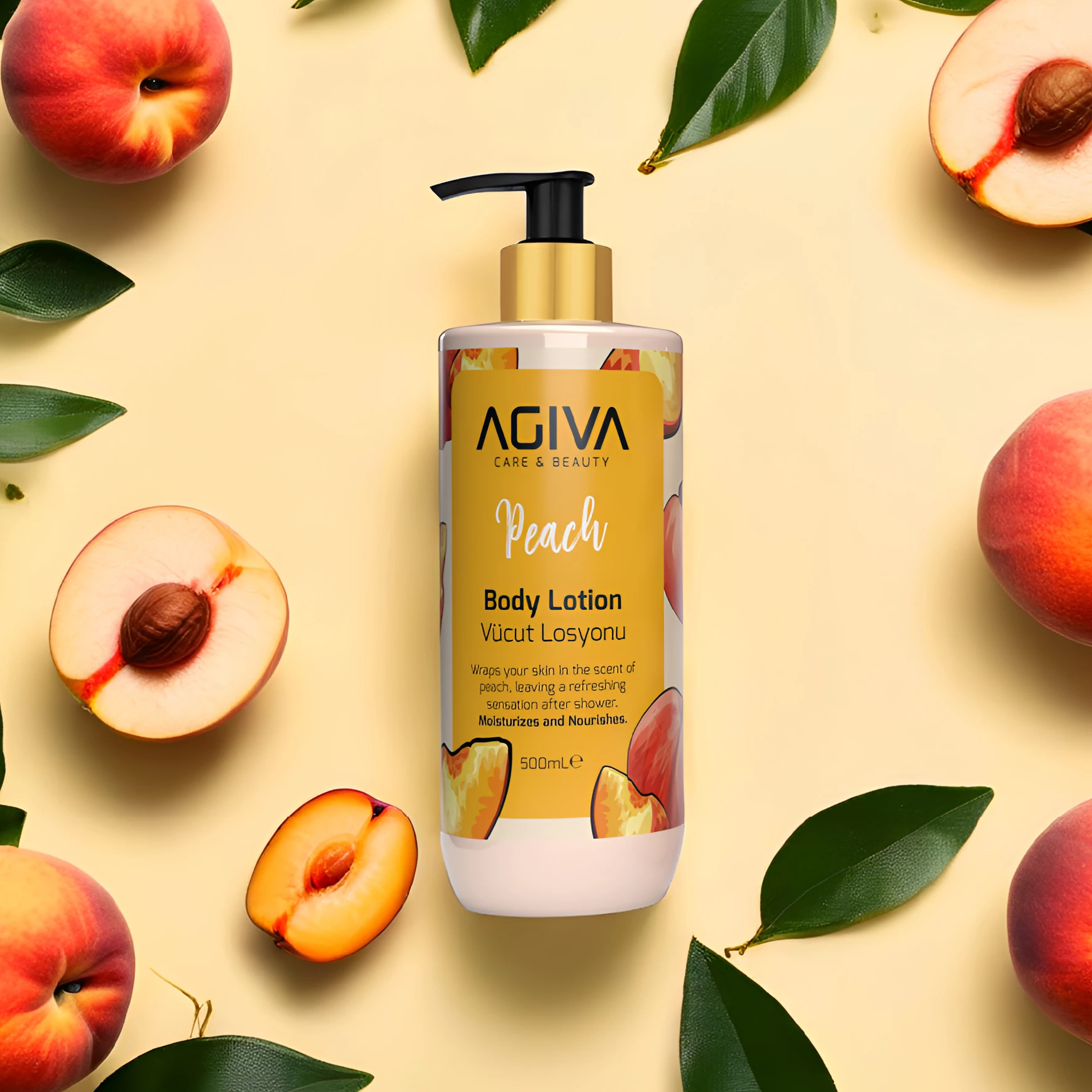 Losion trupi Agiva Peach