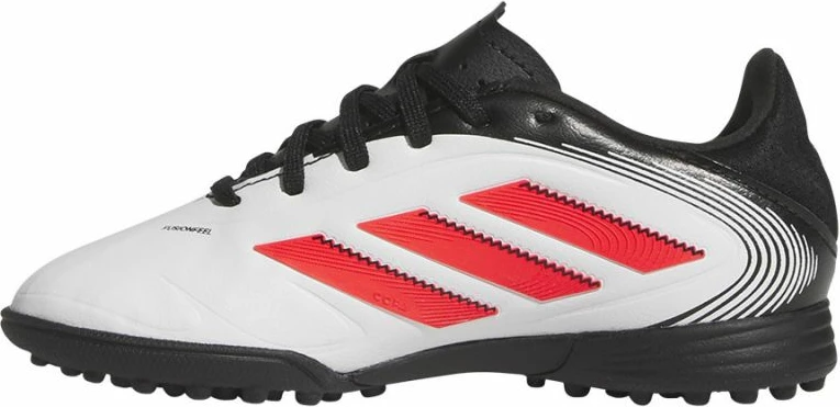 Atlete futbolli adidas për fëmijë, të bardha