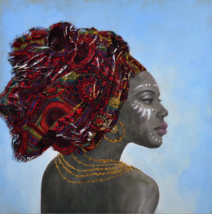 Pikturë dekorative RIETA, kanavacë, shumëngjyrëshe, 100x100x3 cm