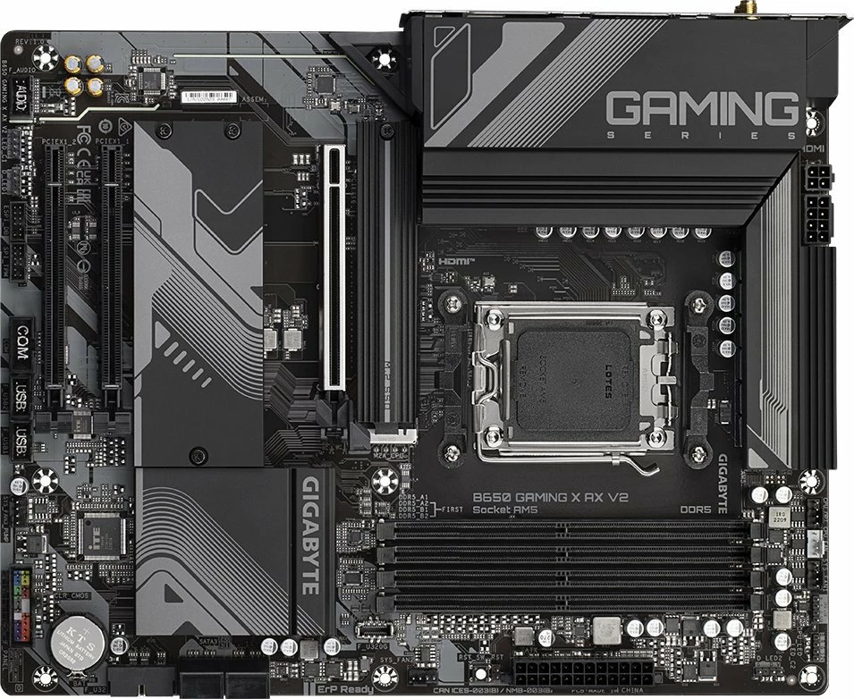 Pllakë amë Gigabyte B650 Gaming X AX V2, ATX, DDR5, Wi‑Fi 6E, 2.5GbE