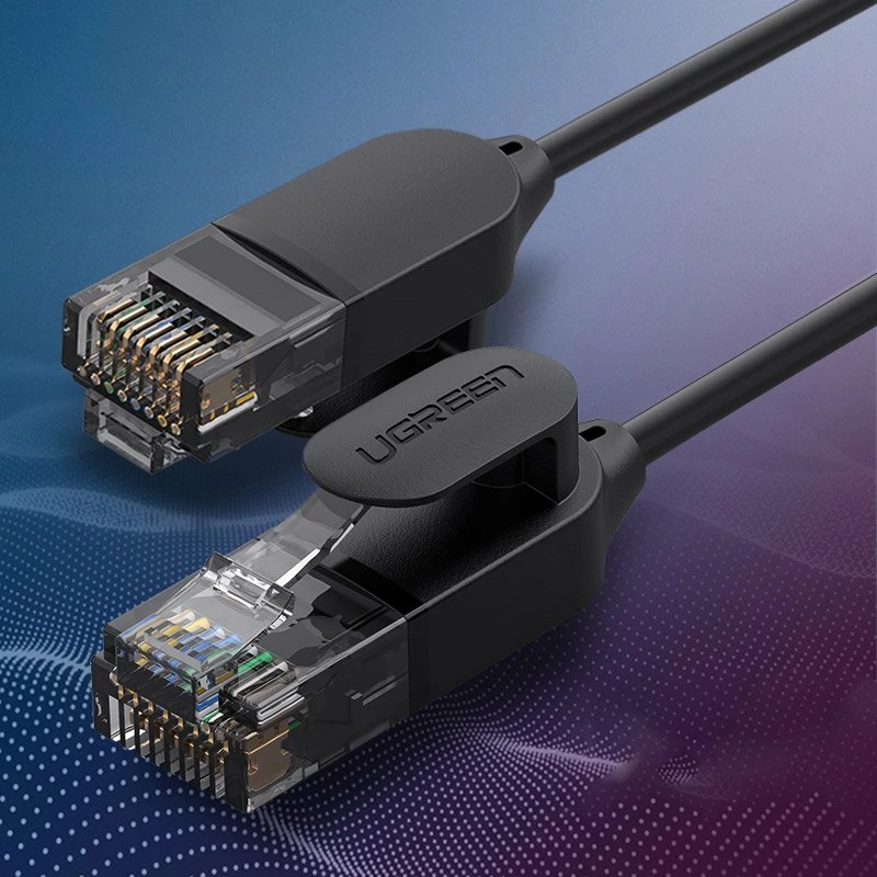 Kabllo rrjeti Ugreen Cat 6A UTP RJ45, 5m, e zezë