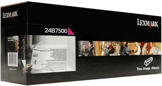 Toner, Lexmark, 24B7500, rendiment 6000 faqe, standard, magenta