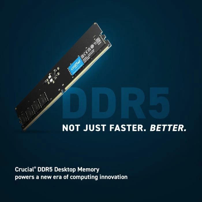RAM Memorje Crucial CT16G48C40U5 16GB DDR5-4800 UDIMM CL40 PC5-38400 1.1V