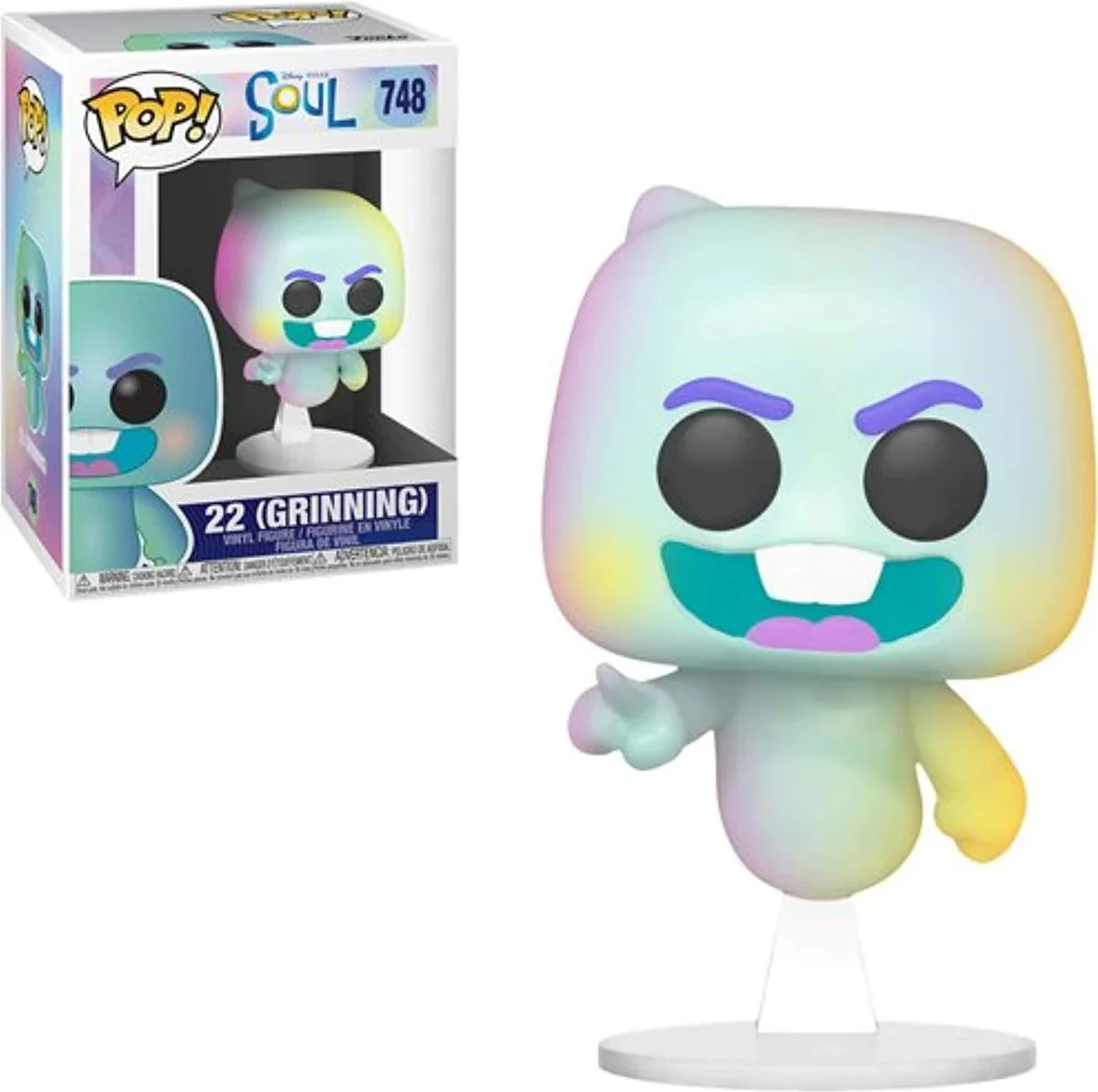 Figurinë koleksionuese Funko POP Disney Soul Grinning 22, vinil, jeshile e hapur