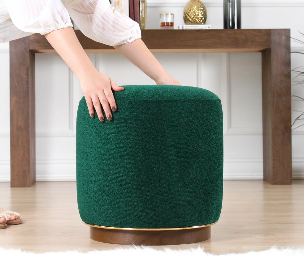 Puf Atelier del Sofa, ngjyrë e gjelbër e errët, Zeone