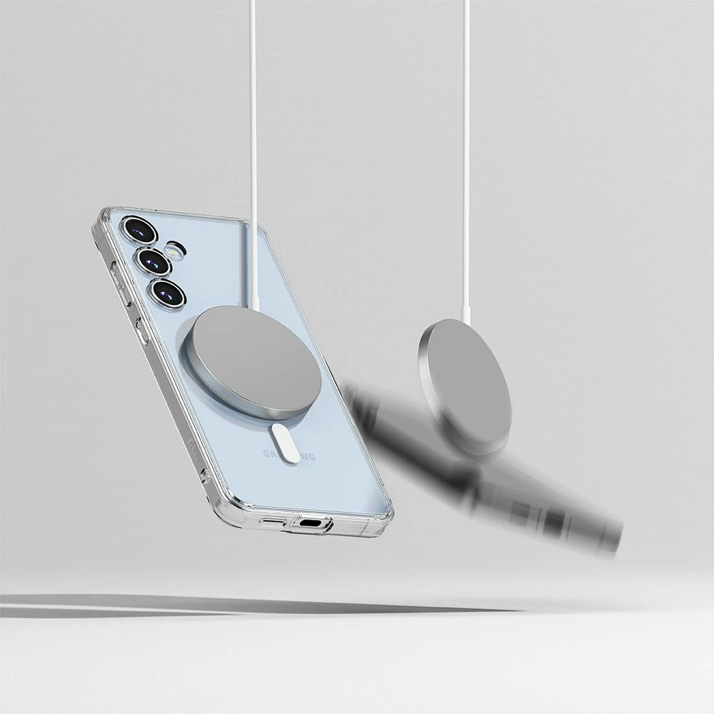 Mbështjellës Ringke Fusion MagSafe për Samsung Galaxy S24 FE, Transparent