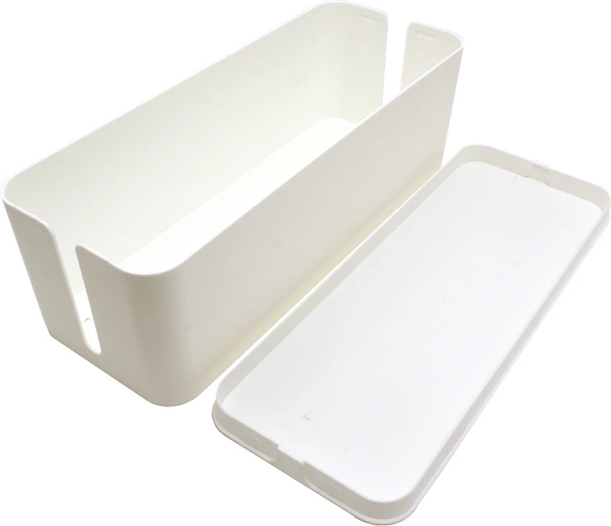 Kuti për menaxhim kabllosh VALUE 19.99.3237, plastike, 407x157x133.5 mm, e bardhë