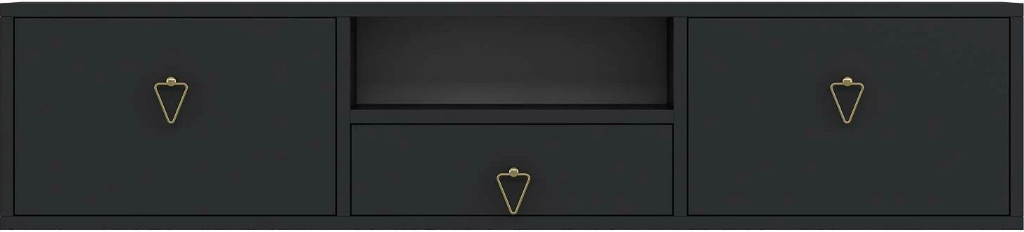 Komodë TV Skye Decor, anthracite, gold, 1303-DROP-1