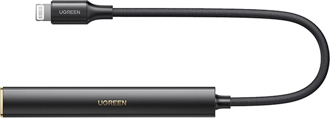 Amplifikator kufjesh Ugreen CM545 DAC, USB-C në 3.5 mm mini jack, i zi