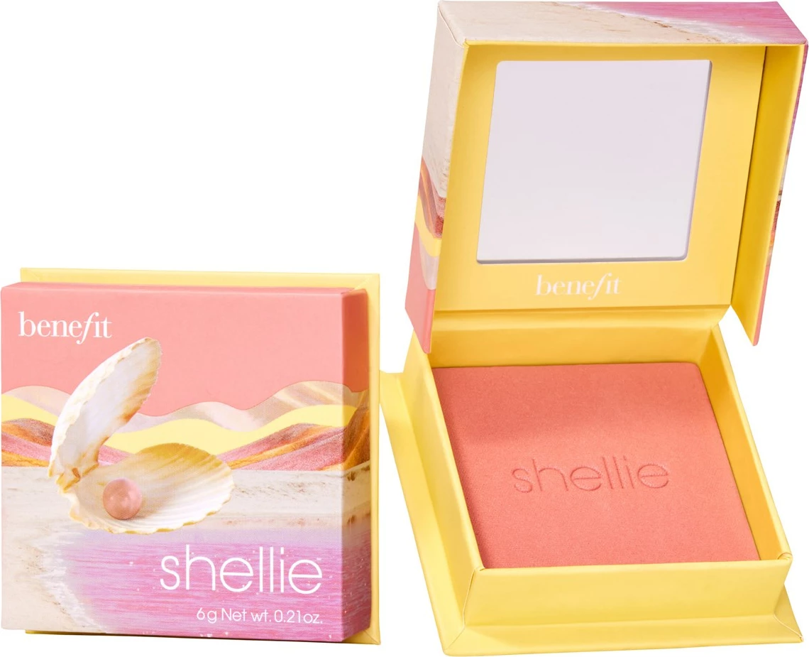 Blush pluhur Benefit Shellie Warm-Seashell Pink për femra, 6g