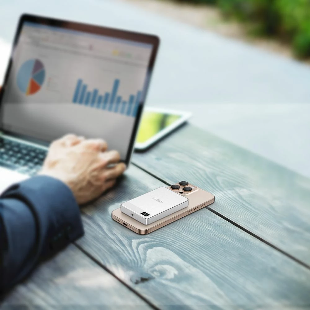 Powerbank Tech-Protect PB33 LifeMag 5000mAh, MagSafe, argjendtë