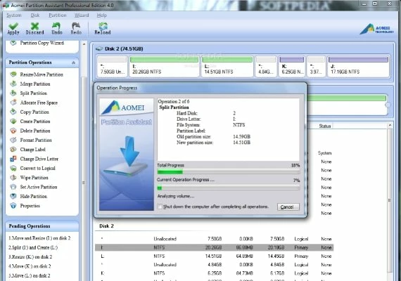 AOMEI Partition Assistant Professional Latest version Global