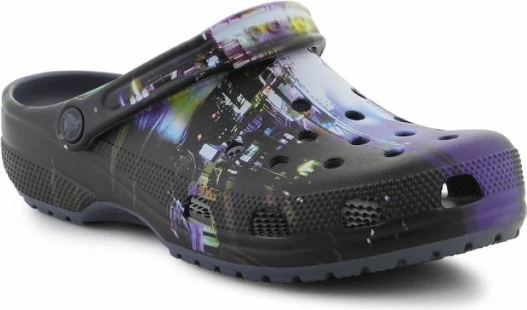 Papuqe Crocs për meshkuj dhe femra, të zeza [Madhësia: 37 - 38]