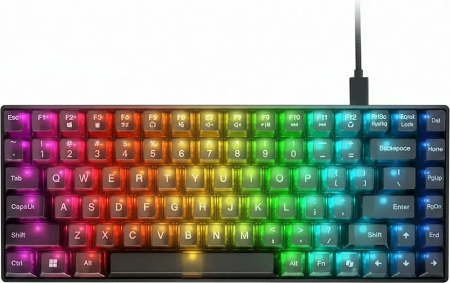 Tastierë gaming Lenovo Legion K510 Mini Pro, RGB, me kabllo, e zezë
