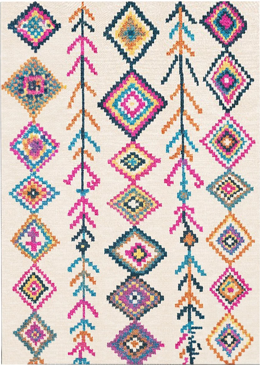Qilim për korridor, shumëngjyrësh, Conceptum Hypnose, Raje Djt, 80x150cm