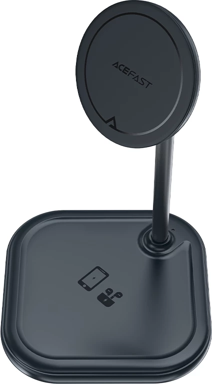 Karikues wireless Acefast E6, 15W, MagSafe, për iPhone dhe AirPods, Gri