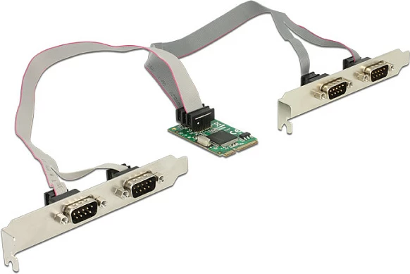 Kartë zgjerimi DeLOCK 95243 Mini PCIe, 4x RS-232 (DB9)