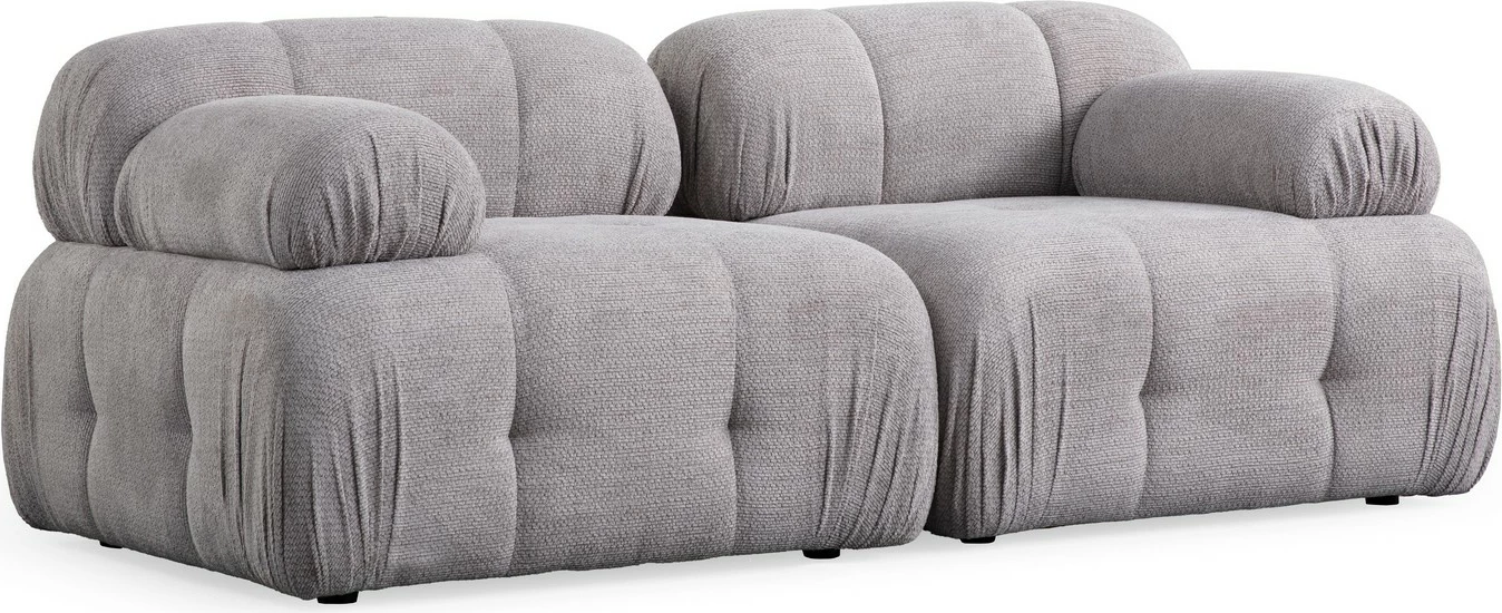 Divan dy ulëshe Atelier del Sofa Petite 2, ngjyrë gri e çelët