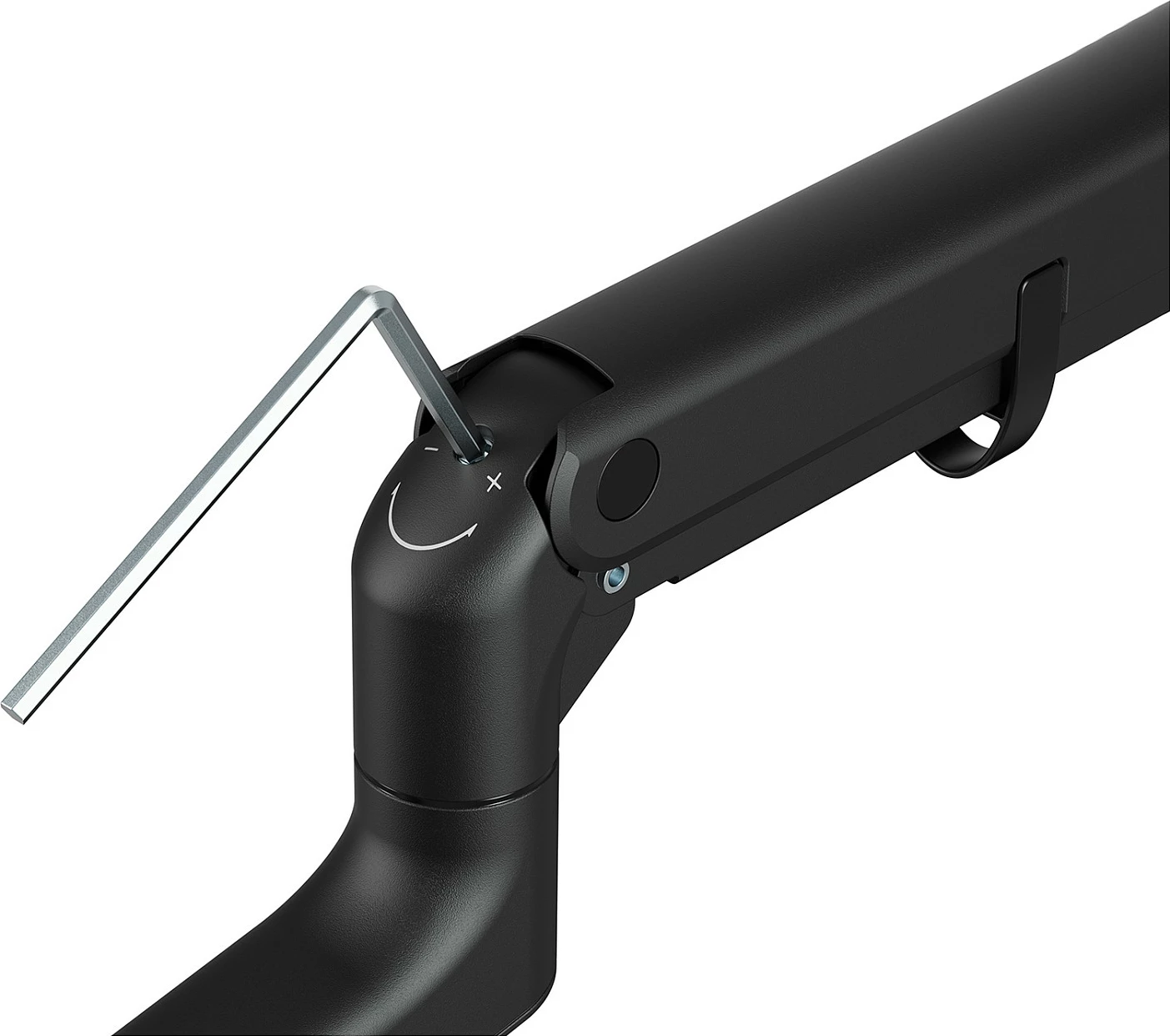 Mbajtëse monitori Digitus Single Monitor Mount, deri 57", 27 kg, VESA 75x75/100x100, clamp, e zezë
