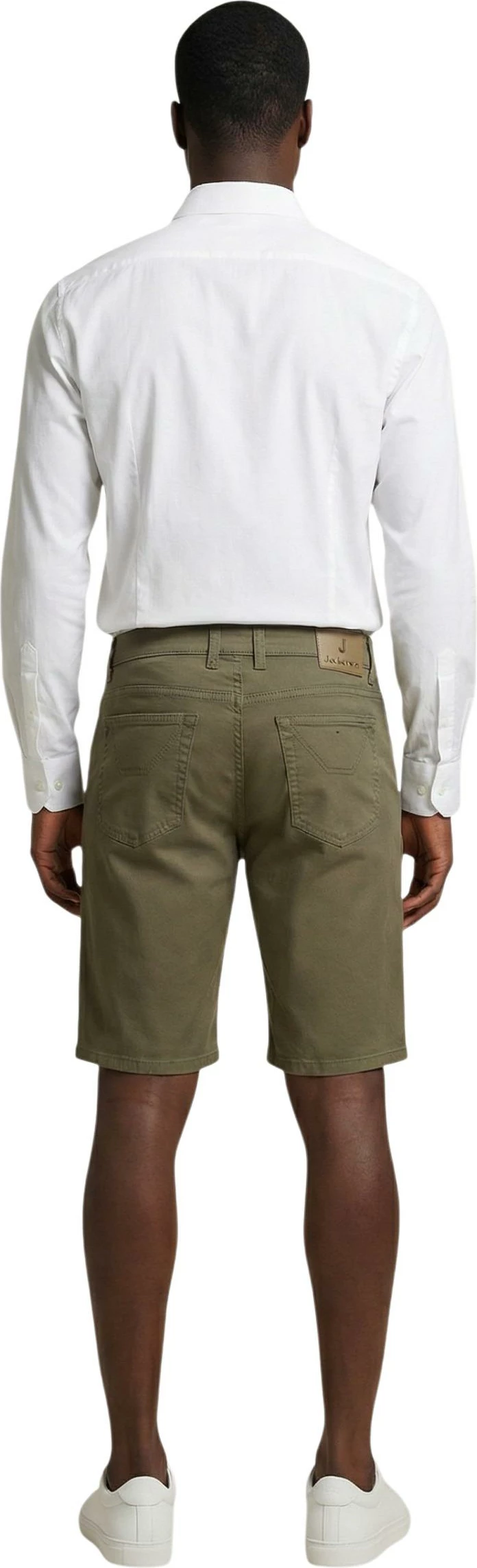 Shorce bermuda për meshkuj Jeckerson Jayden 5 Tasche Toppa Slim, të gjelbra [Madhësia: W29]