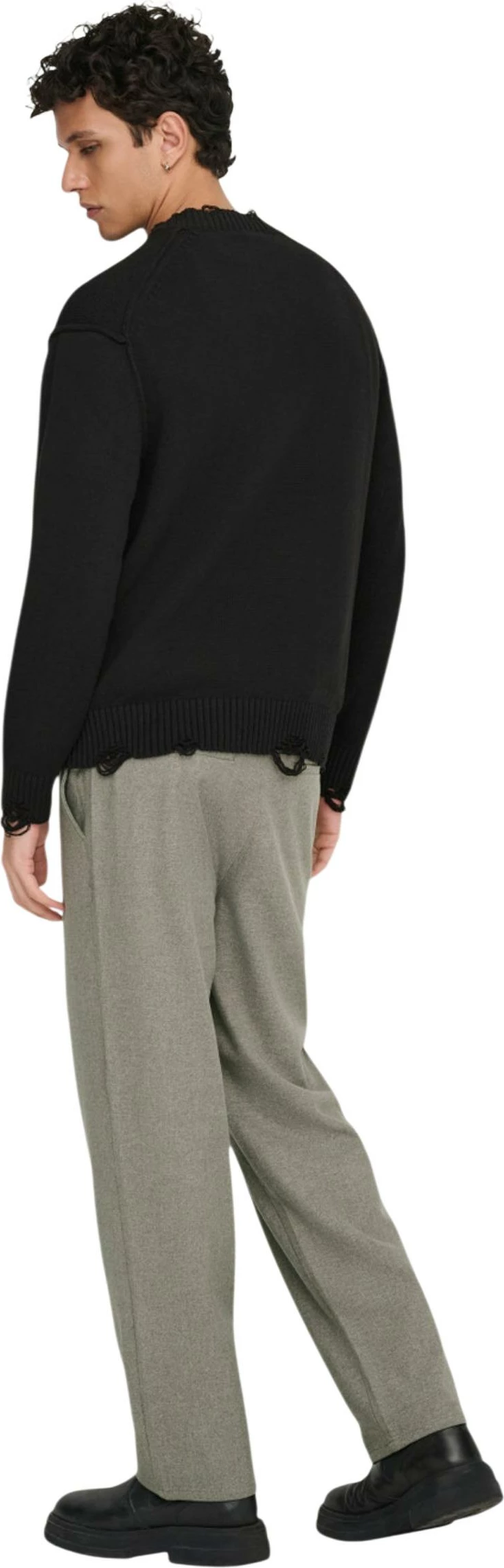 Xhemper për meshkuj Only & Sons Onstune Rlx 22034238, i zi [Madhësia: XL]