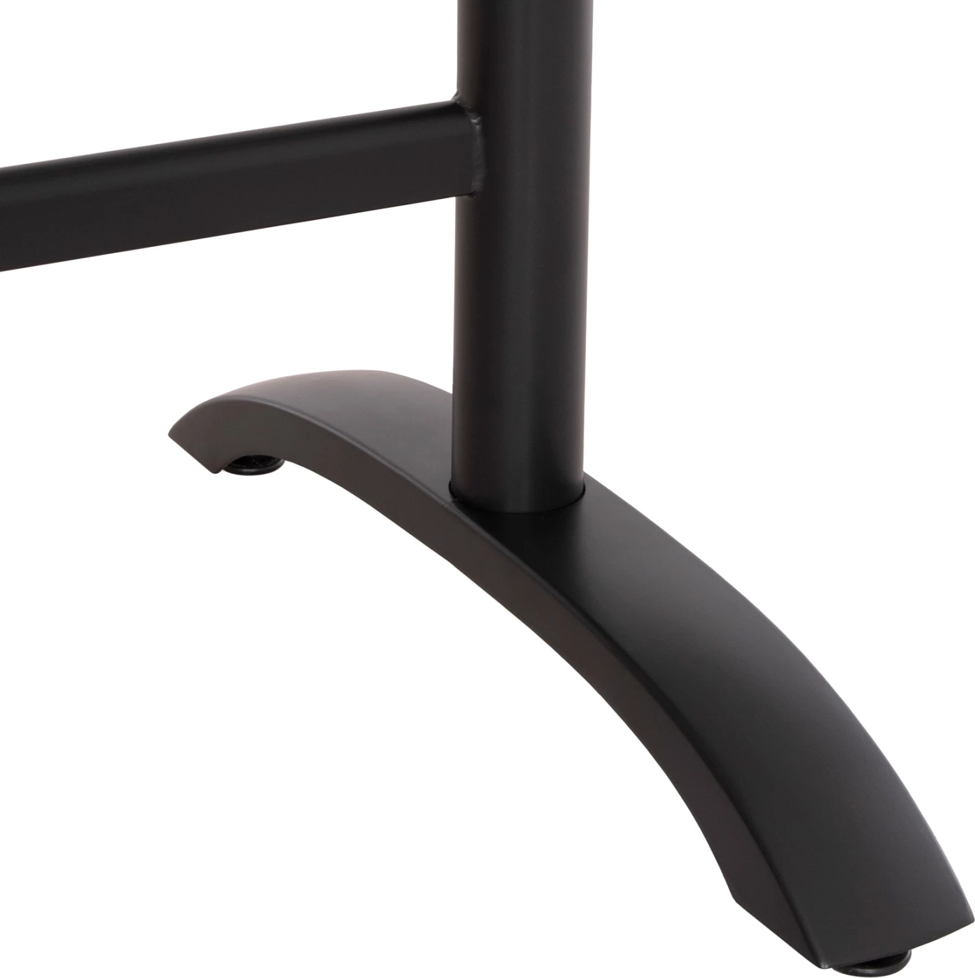 Bazë për tavolinë metalike, ngjyrë e zezë mat, FH468.11, me rregullues lartësie, 100x40x73 cm