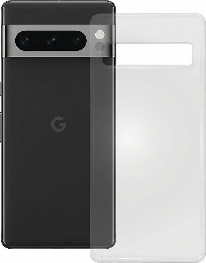 Mbështjellës PEDEA Soft TPU për Google Pixel 8 Pro, transparent