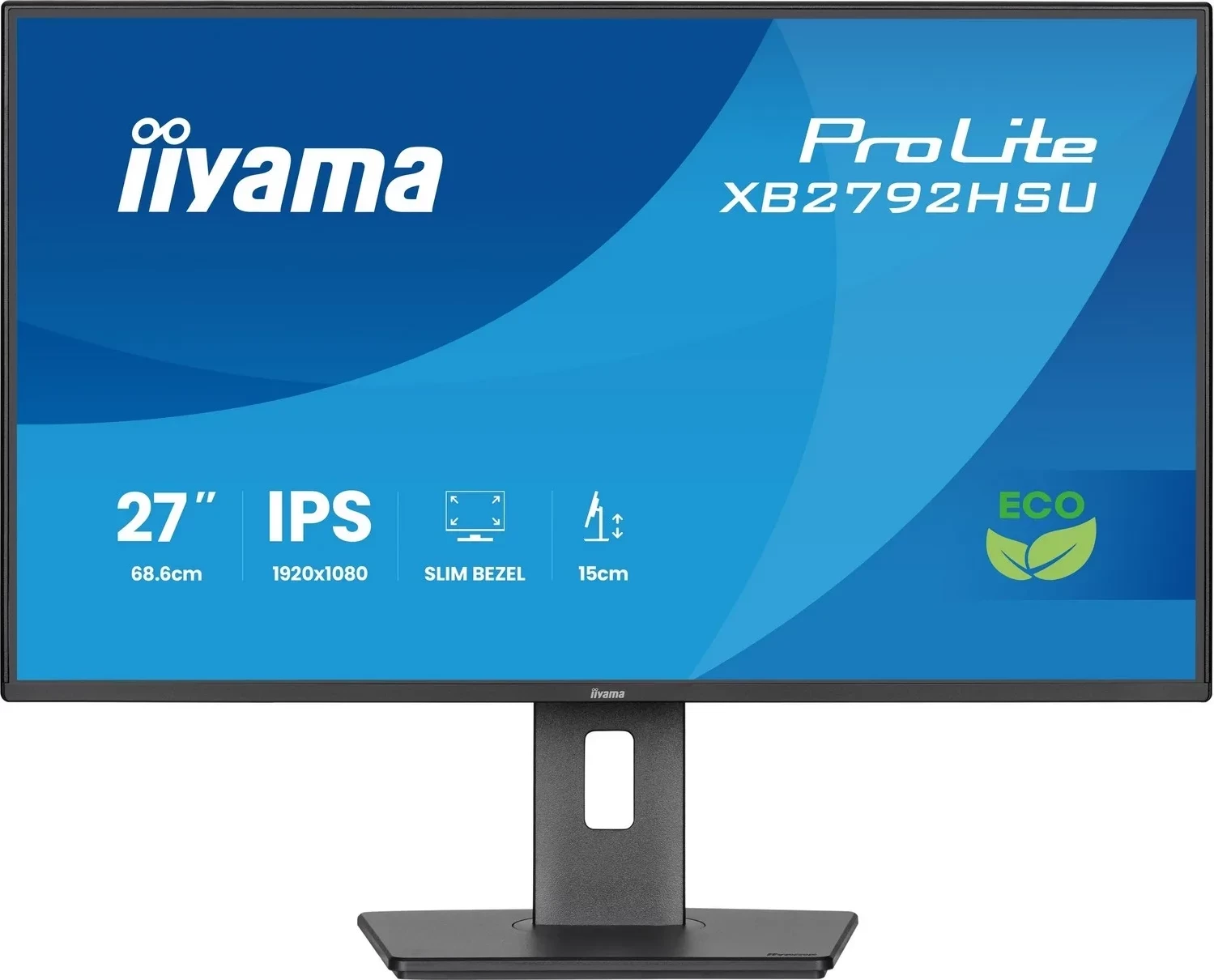 Monitor iiyama ProLite XB2792HSU-B1, 27 inch, Full HD, IPS, LED, i zi