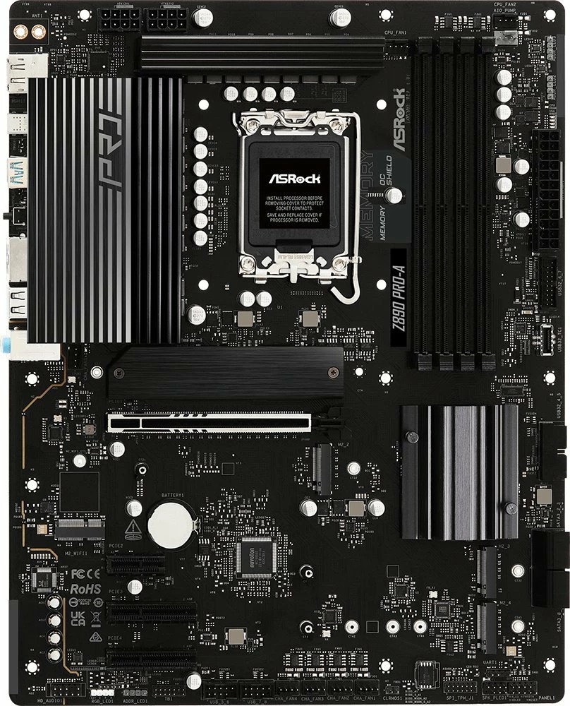 Pllakë amë ASRock Z890 PRO-A ATX, DDR5 deri 256GB, Thunderbolt 4, 2.5GbE