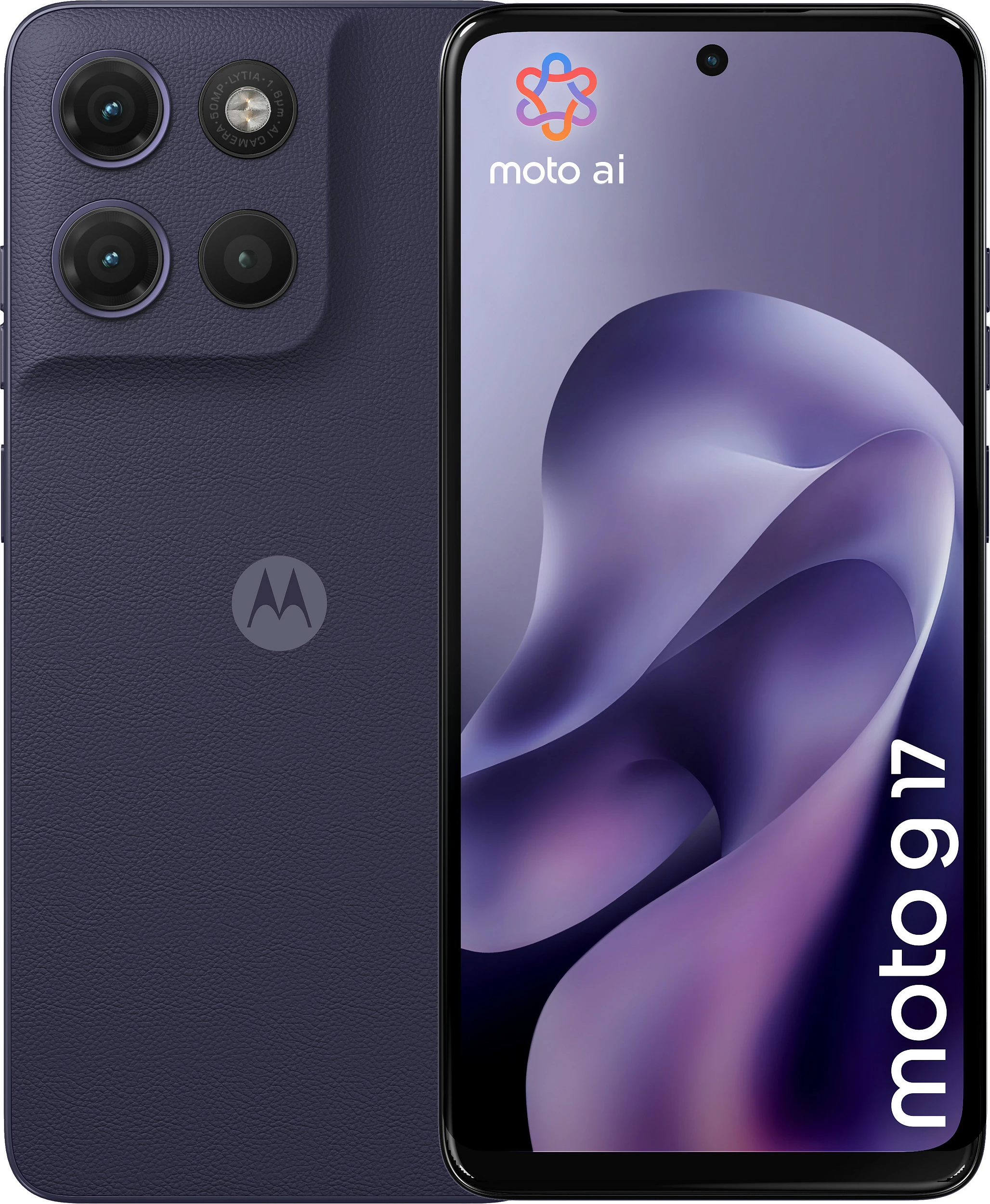Celular Motorola moto g17, 4/128GB, Dual SIM, 4G, Evening Blue
