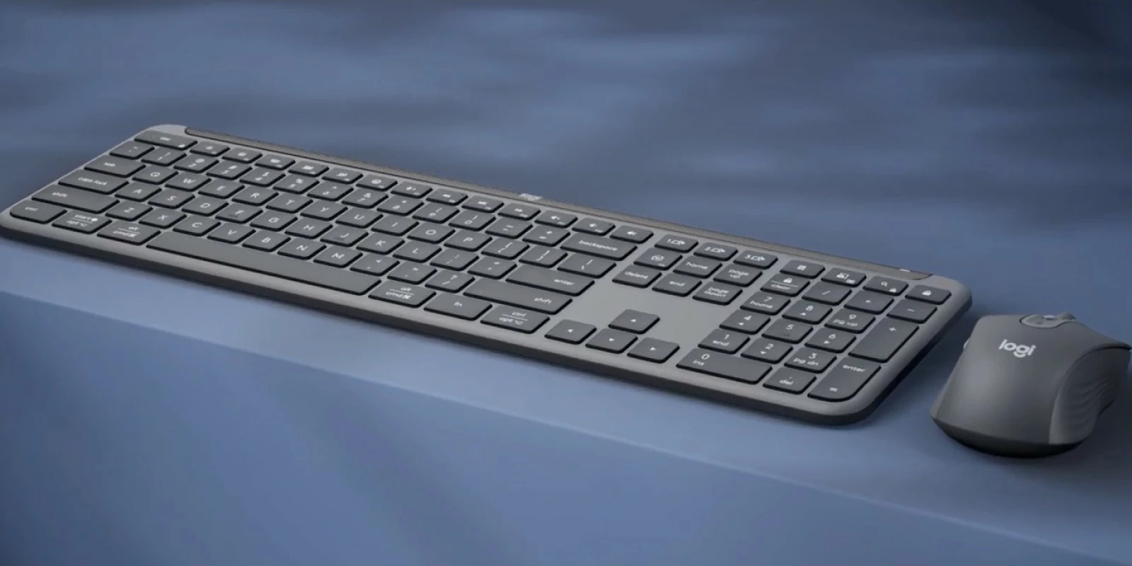 Kasë maus e tastierë Logitech SGN SLIM COMBO MK950 BUSINESS, slim, wireless, gri